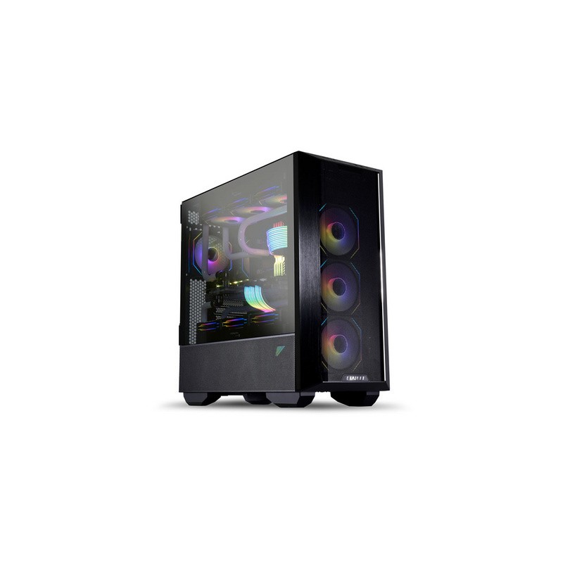 Ohišje ATX Lian Li LANCOOL III Mesh RGB Midi-Tower, kaljeno steklo, črno