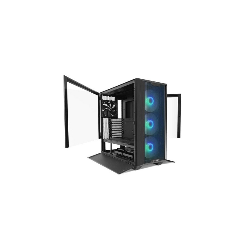 Ohišje ATX Lian Li LANCOOL III Mesh RGB Midi-Tower, kaljeno steklo, črno