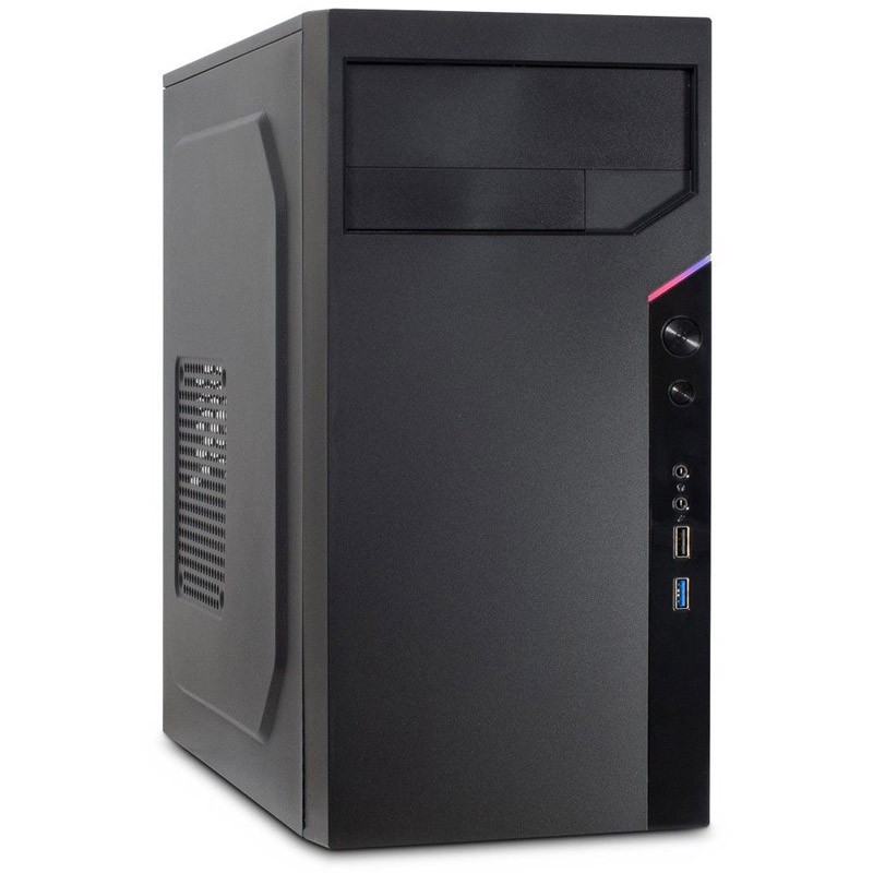 Ohišje microATX INTER-TECH 6505 RETO, črno