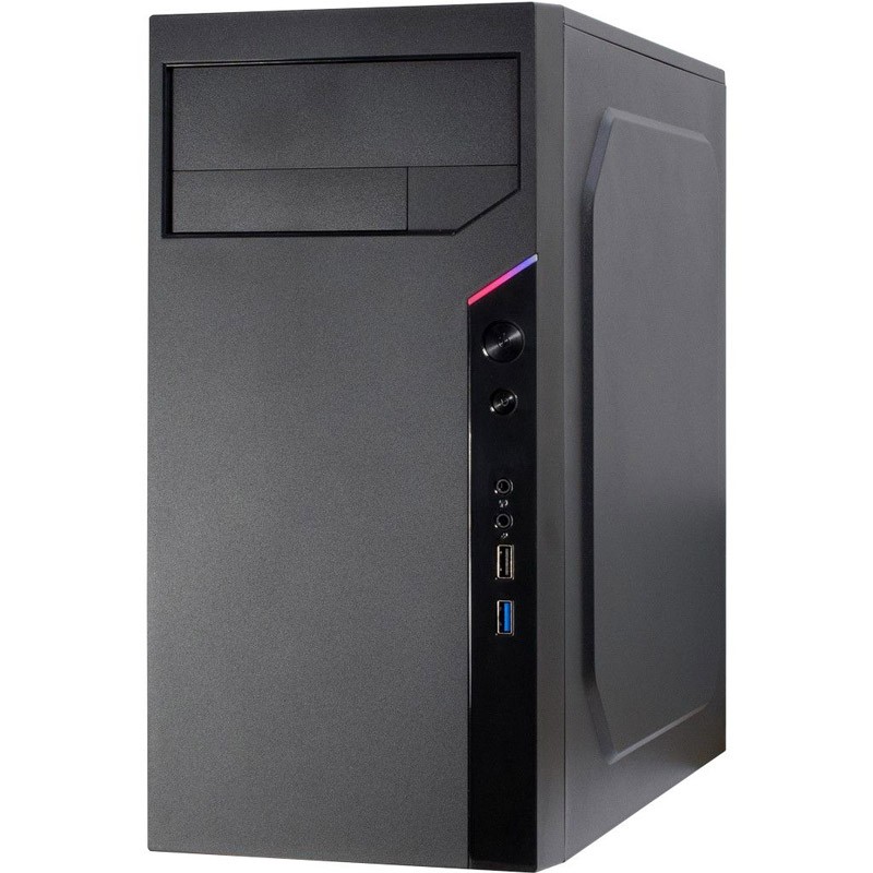 Ohišje microATX INTER-TECH 6505 RETO, črno
