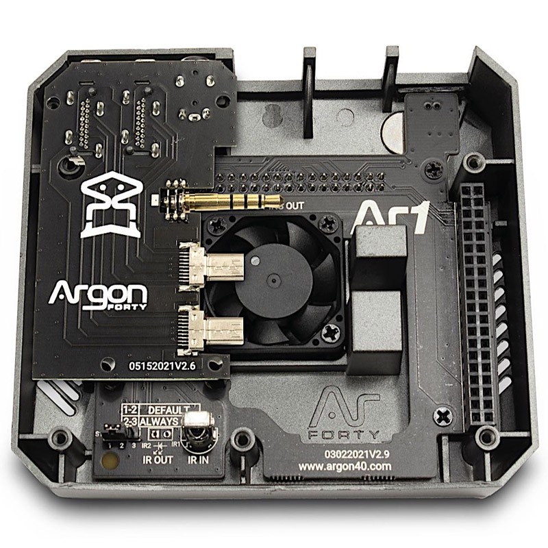 Ohišje INTER-TECH ODS-727 za RASPBERRY Pi 4, sivo