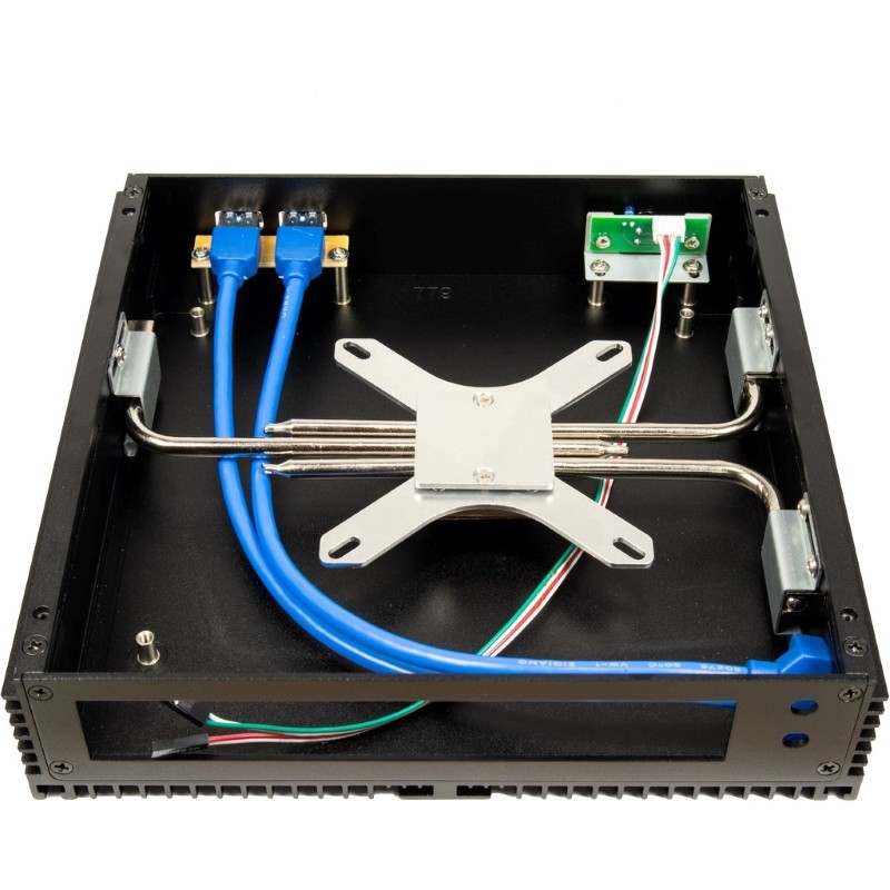 Ohišje INTER-TECH Mini ITX IP-40, črno