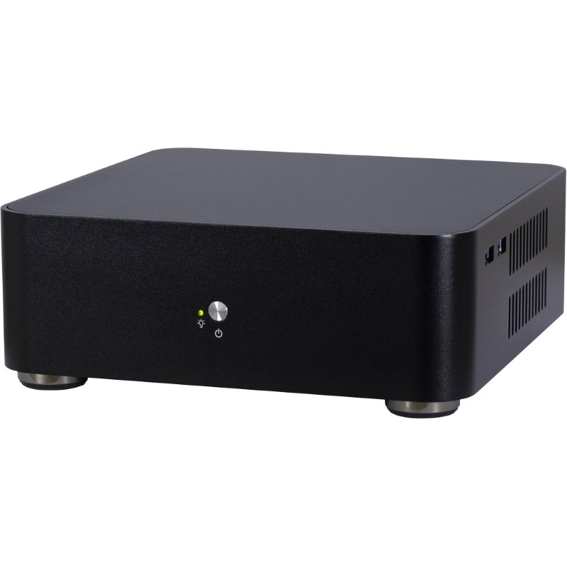 Ohišje INTER-TECH Mini ITX A60, z napajalnikom, črno