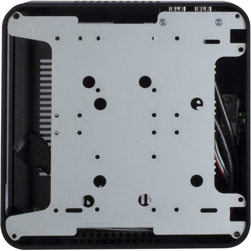 Ohišje INTER-TECH Mini ITX A60, z napajalnikom, črno