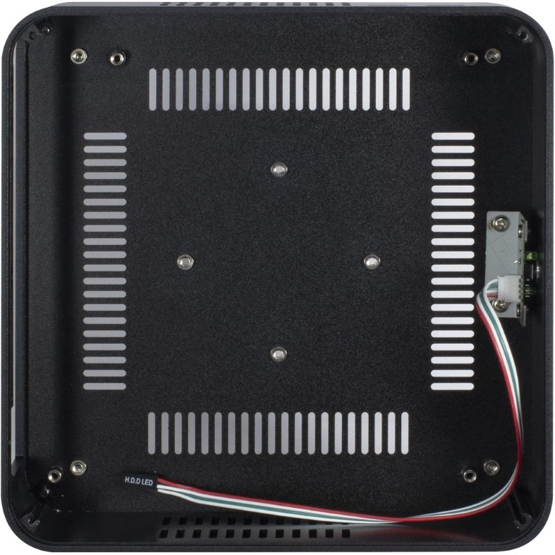 Ohišje INTER-TECH Mini ITX A60, z napajalnikom, črno