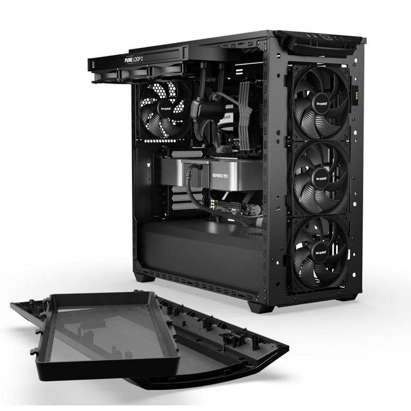 Ohišje BE QUIET! SHADOW BASE 800 (BGW60) midiATX, okno, črno
