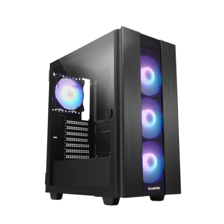 Ohišje Chieftec GS-02B-OP HUNTER 2 A-RGB, črno