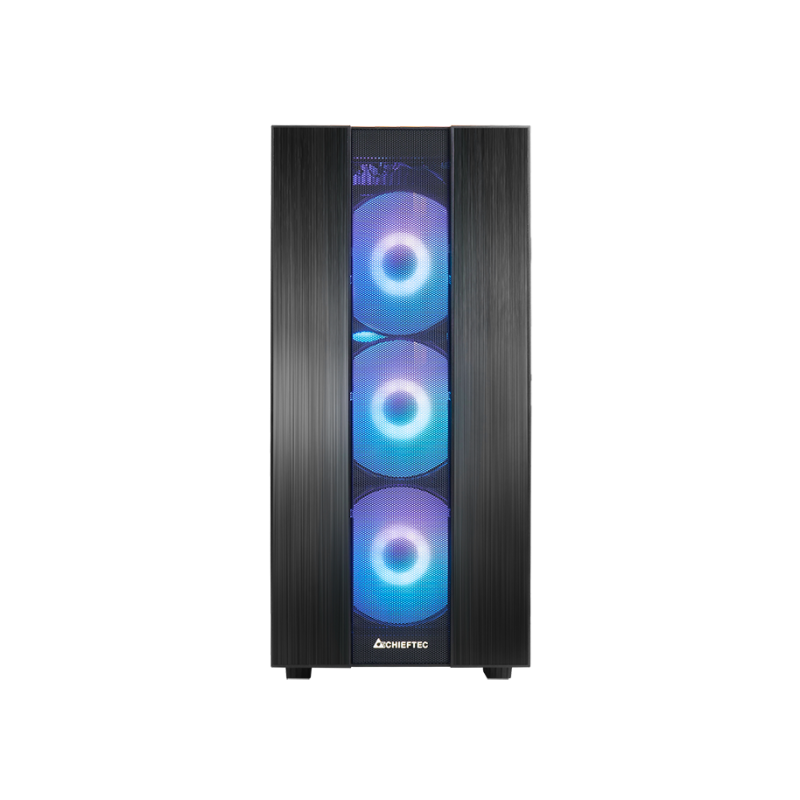 Ohišje Chieftec GS-02B-OP HUNTER 2 A-RGB, črno