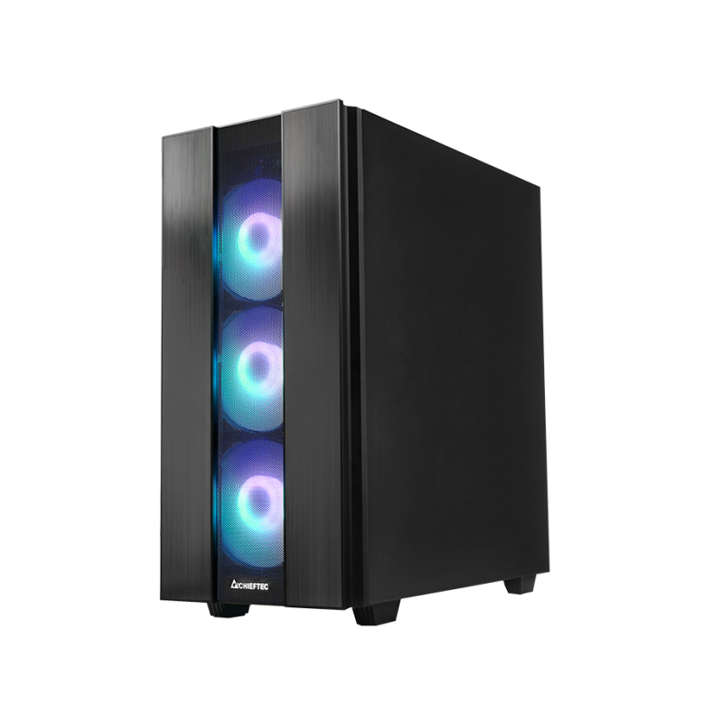 Ohišje Chieftec GS-02B-OP HUNTER 2 A-RGB, črno