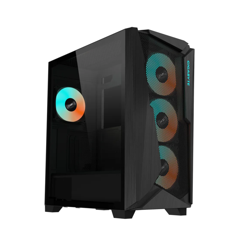 Ohišje GIGABYTE C301, črno