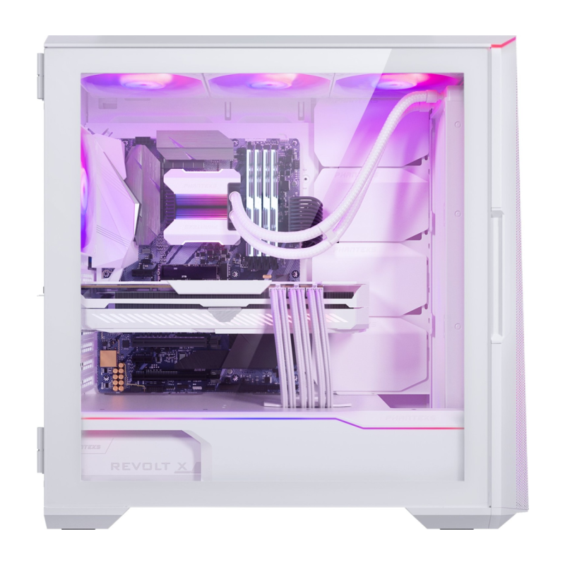 Ohišje PHANTEKS ECLIPSE G500A TEMPERED GLASS D-RGB, belo