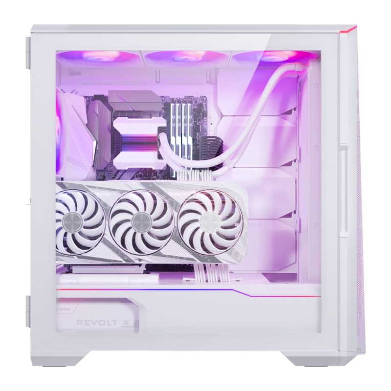 Ohišje PHANTEKS ECLIPSE G500A TEMPERED GLASS D-RGB, belo