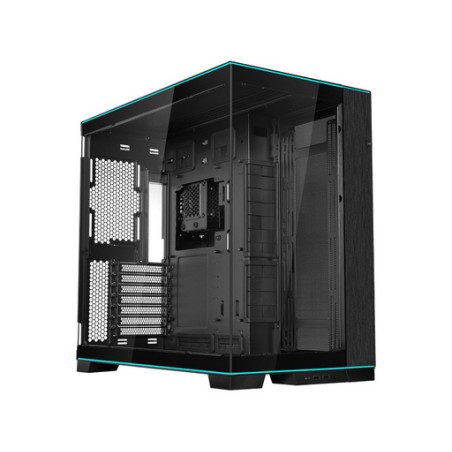 Ohišje Lian Li O11D EVO RGB, steklo, črno