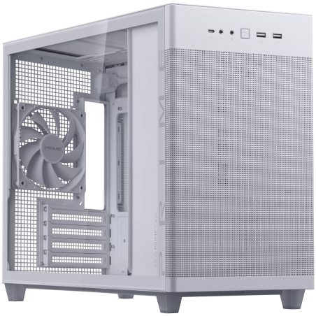 Ohišje ASUS Prime AP201, steklo, belo