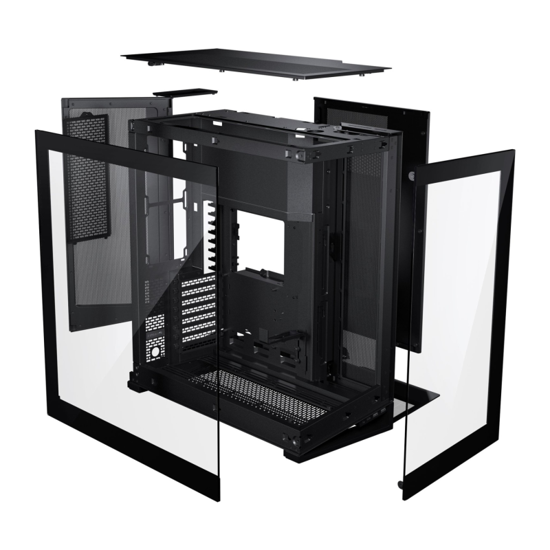 Ohišje PHANTEKS NV7 TEMPERED GLASS D-RGB, črno