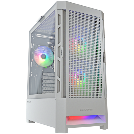 Ohišje COUGAR CGR-5ZD1W-AIR-RGB, Mid Tower, Belo