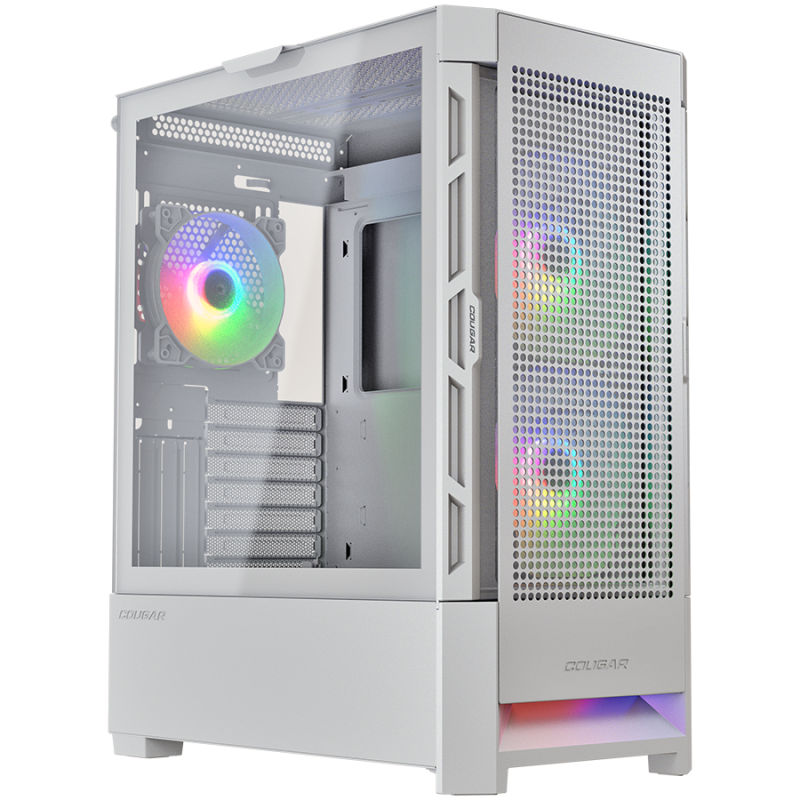 Ohišje COUGAR CGR-5ZD1W-AIR-RGB, Mid Tower, Belo
