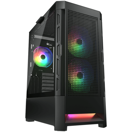 Ohišje COUGAR Duoface RGB, Črno