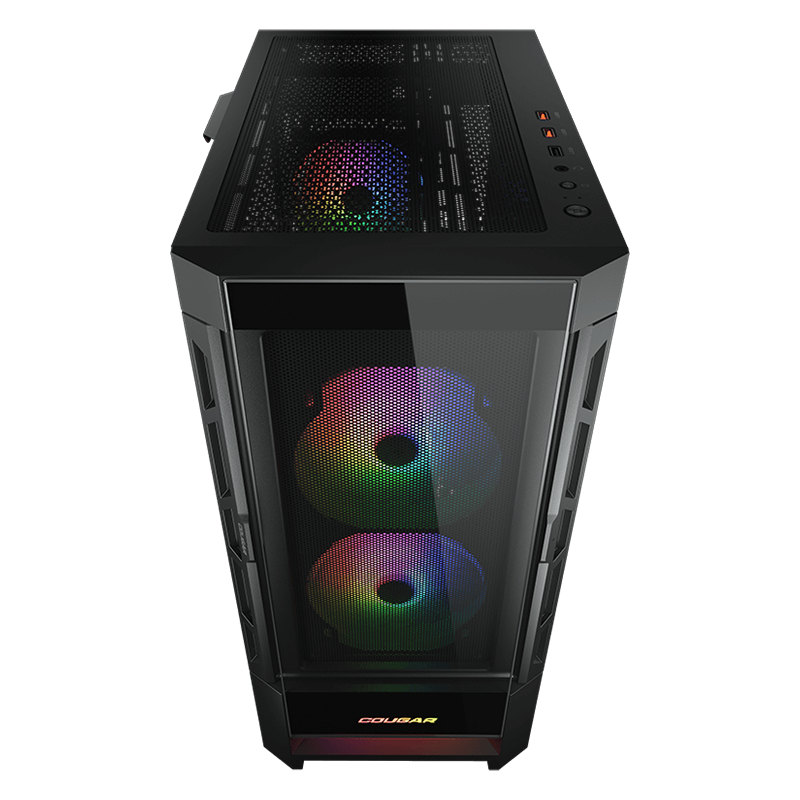 Ohišje COUGAR Duoface RGB, Črno