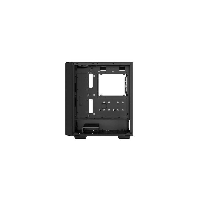 Ohišje DeepCool CC560 ARGB V2, ATX, RGB, kaljeno steklo, črno