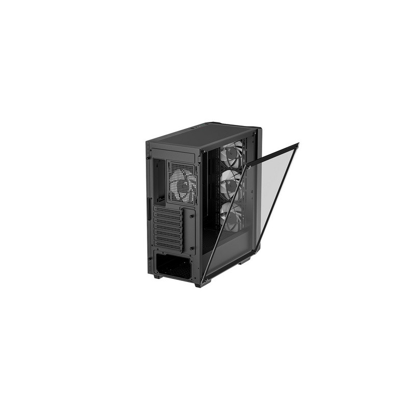 Ohišje DeepCool CC560 V2, ATX, kaljeno steklo, črno