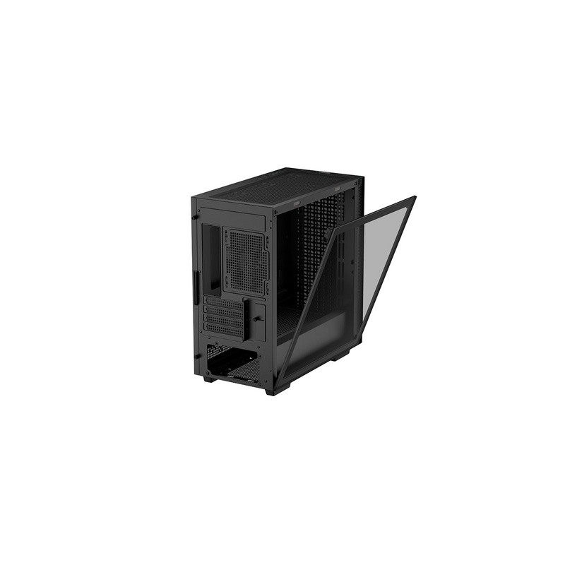 Računalniško ohišje DeepCool CH370, mATX, kaljeno steklo, črno