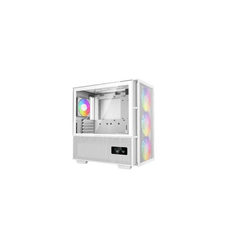 Računalniško ohišje DeepCool CH560 Digital WH, eATX, ARGB, kaljeno steklo, belo