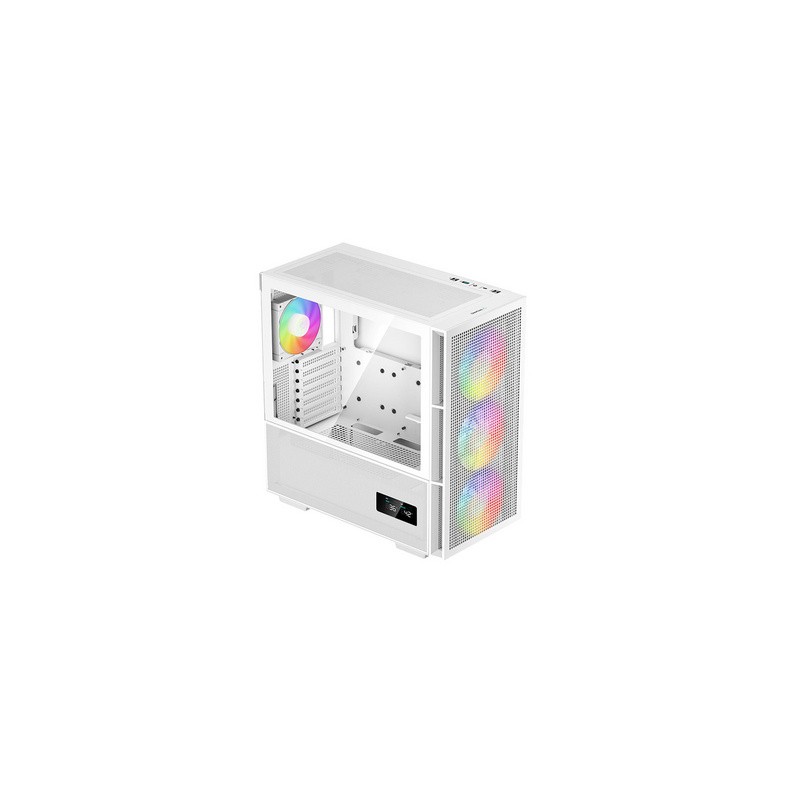 Računalniško ohišje DeepCool CH560 Digital WH, eATX, ARGB, kaljeno steklo, belo