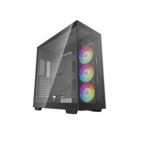 Računalniško ohišje DeepCool CH780, eATX, ARGB, kaljeno steklo, črno
