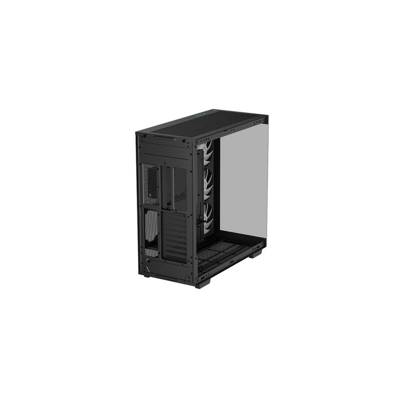 Računalniško ohišje DeepCool CH780, eATX, ARGB, kaljeno steklo, črno