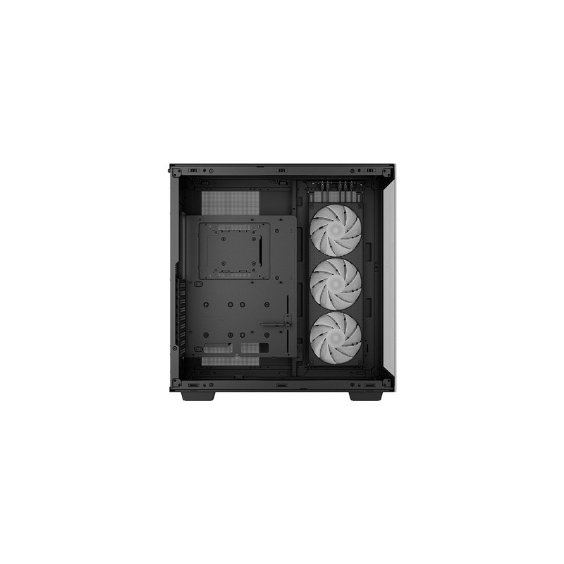 Računalniško ohišje DeepCool CH780, eATX, ARGB, kaljeno steklo, črno
