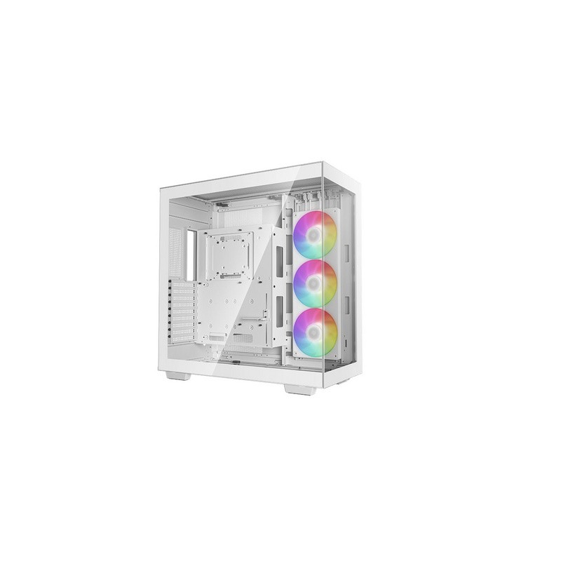 Računalniško ohišje DeepCool CH780 WH, eATX, ARGB, kaljeno steklo, belo
