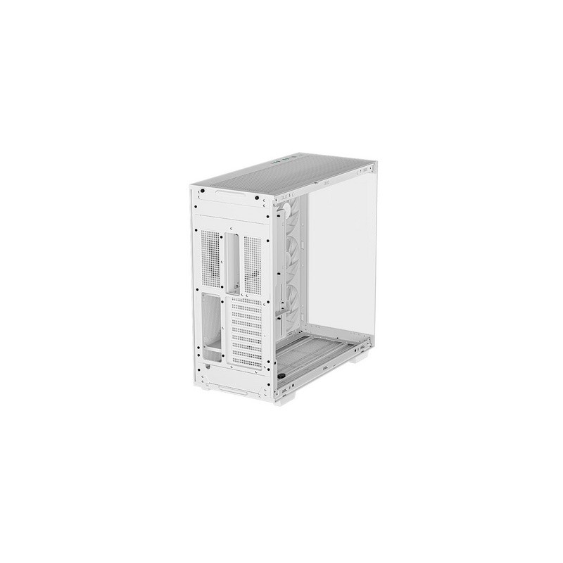 Računalniško ohišje DeepCool CH780 WH, eATX, ARGB, kaljeno steklo, belo