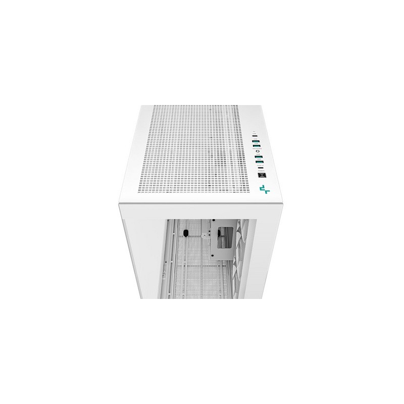 Računalniško ohišje DeepCool CH780 WH, eATX, ARGB, kaljeno steklo, belo