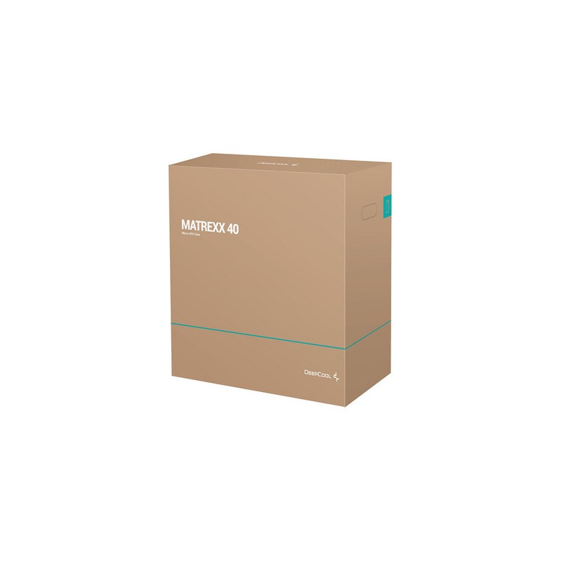 Računalniško ohišje DeepCool MATREXX 40 3FS, mATX, kaljeno steklo, črno