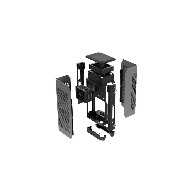 Računalniško ohišje Cooler Master Ncore 100 MAX, Mini-ITX, SFX 850W Gold, sivo