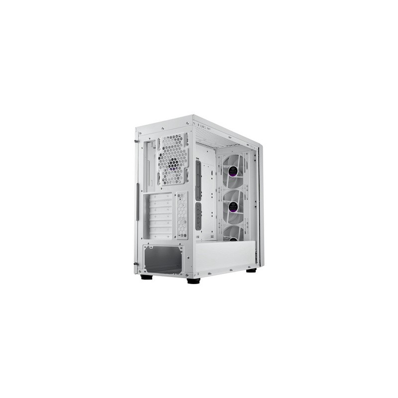 Računalniško ohišje Cooler Master MasterBox 600, ATX, kaljeno steklo, belo
