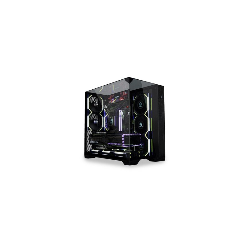 Računalniško ohišje Lian Li O11 Vision Compact, ATX, kaljeno steklo, črno