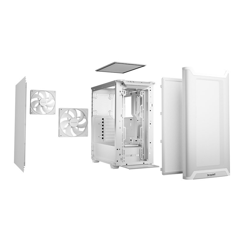 Ohišje BE QUIET! Pure Base 501 Airflow (BG075) midi-ATX, belo