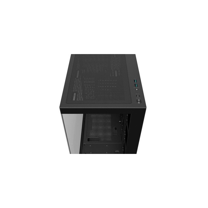 Računalniško ohišje DeepCool CG580, ATX, Midi-Tower, kaljeno steklo, črno