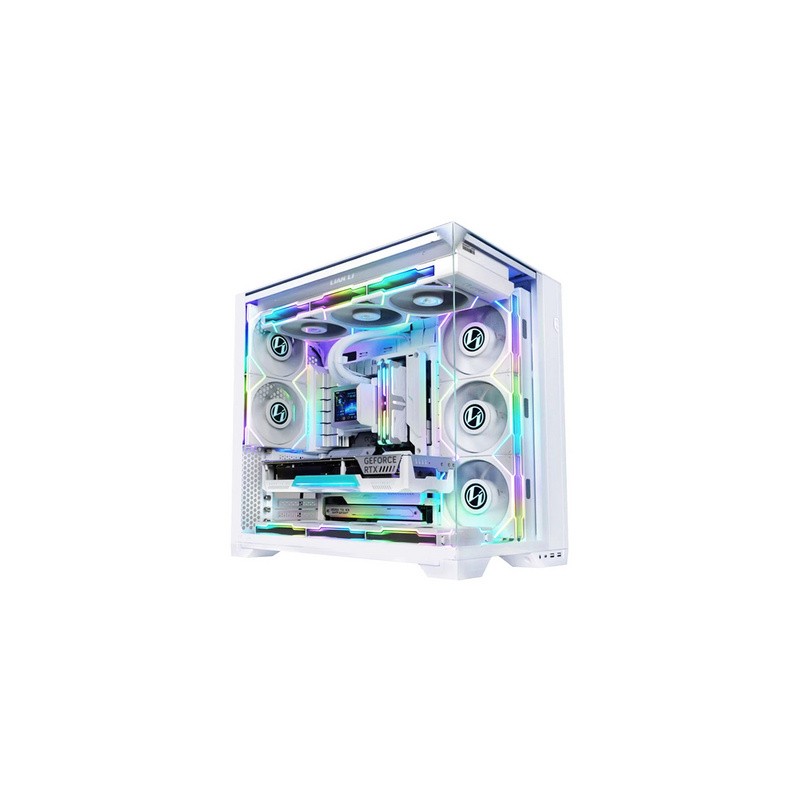 Računalniško ohišje Lian Li O11 Vision Compact, ATX, kaljeno steklo, belo