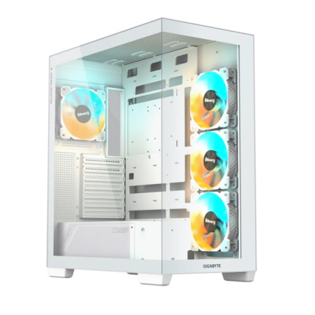 Ohišje Gigabyte C500 PANORAMIC STEALTH ICE, ATX, ARGB, belo