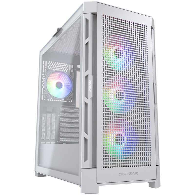 Računalniško ohišje COUGAR AIRFACE PRO RGB, Mid Tower, belo