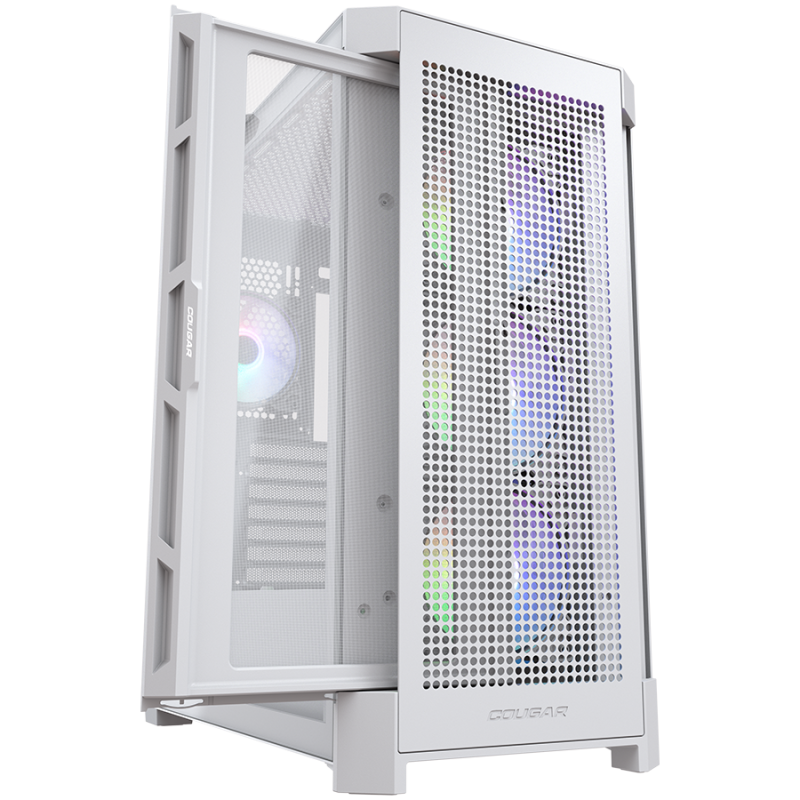 Računalniško ohišje COUGAR AIRFACE PRO RGB, Mid Tower, belo