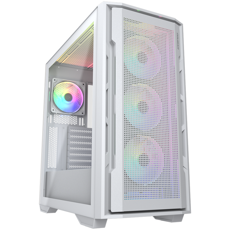 Računalniško ohišje COUGAR UNIFACE RGB, ATX, belo