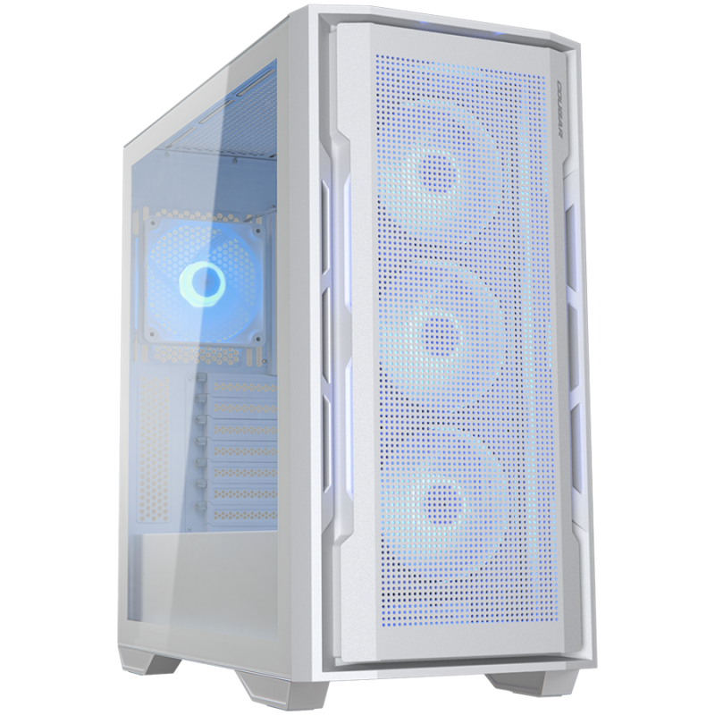 Računalniško ohišje COUGAR UNIFACE RGB, ATX, belo
