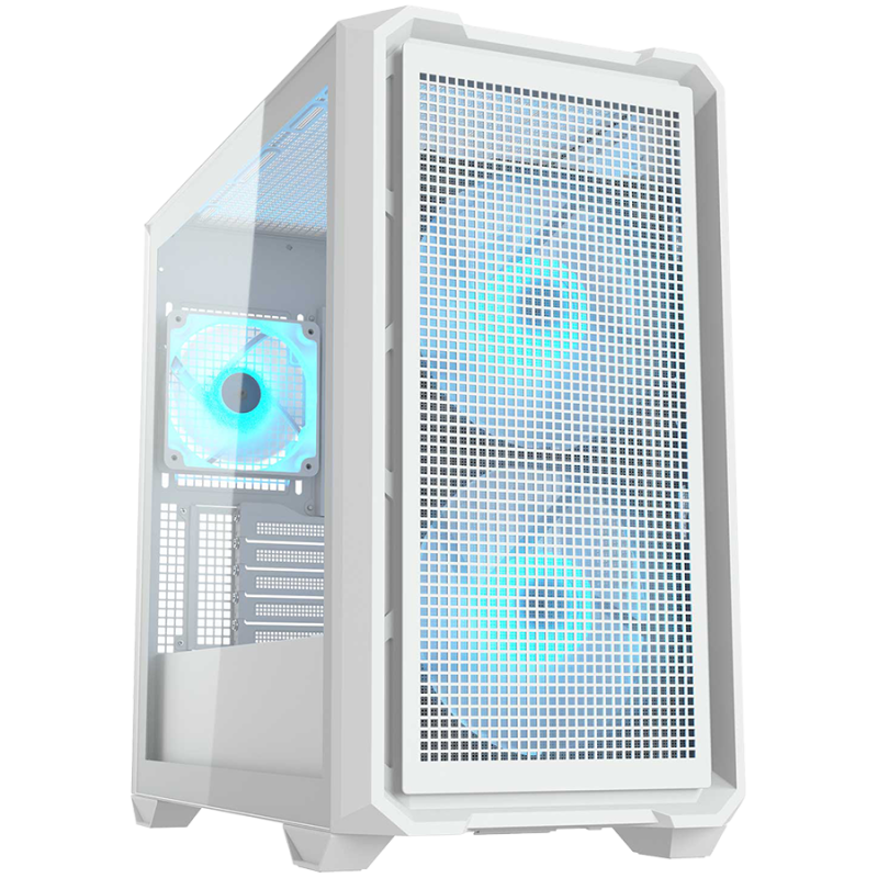 Računalniško ohišje COUGAR MX600 Mini RGB, Micro ATX, belo
