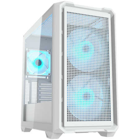 Računalniško ohišje COUGAR MX600 Mini RGB, Micro ATX, belo