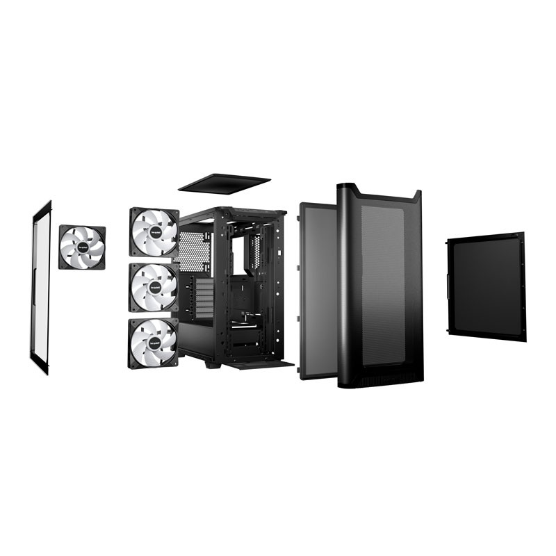 Ohišje BE QUIET! Pure Base 501 LX (BGW78), midi-ATX, črno