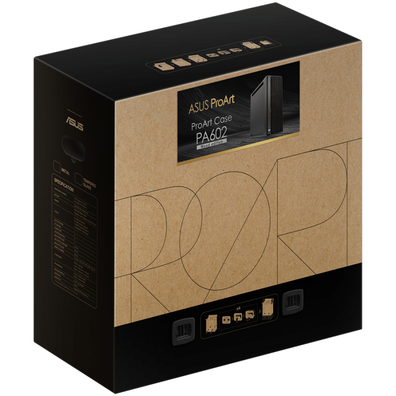 Računalniško ohišje ASUS ProArt PA602 Wood Edition ATX/E-ATX